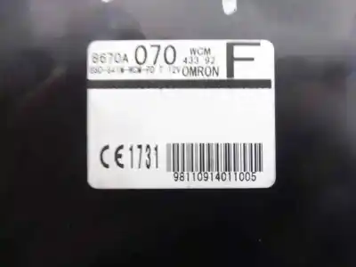 Автозапчастина б/у електронний модуль для mitsubishi asx (ga0w) challenge 2wd посилання на oem iam 8670a070  