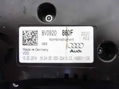 Peça sobressalente para automóvel em segunda mão quadrante por audi a3 sportback (8va) attraction referências oem iam 8v0920860f  