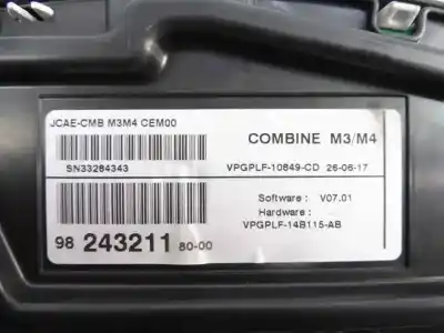 Автозапчасти б/у приборная доска за citroen c-elysée seduction ссылки oem iam 9824321180  