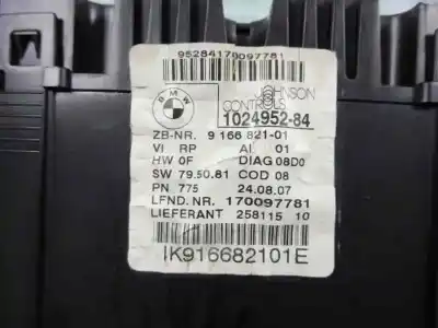 Peça sobressalente para automóvel em segunda mão quadrante por bmw serie 1 berlina (e81/e87) 118d referências oem iam 9166821  
