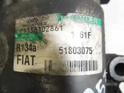 Автозапчастина б/у компресор кондиционера для fiat grande punto (199_) 1.3 d multijet (199.axd11, 199.axd1a, 199.axd1b,... посилання на oem iam 51803075  