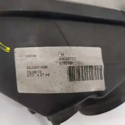 Second-hand car spare part right headlight for dacia logan ambiance oem iam references 8200211006  89029770