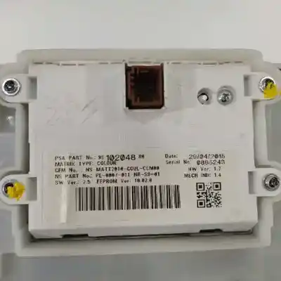 Peça sobressalente para automóvel em segunda mão quadrante por peugeot 2008 (--.2013->) active referências oem iam 9813865680  9810204880