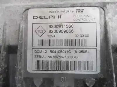 Автозапчастина б/у ебу контролер двигуна для renault kangoo authentique посилання на oem iam 8200911560  8200909666