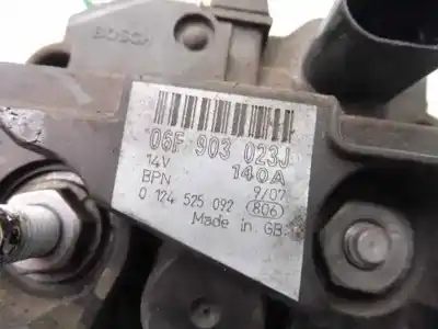 Автозапчасти б/у генератор за volkswagen t5 transporter (7h) 1.9 combi ссылки oem iam 06f903023j  0124525092