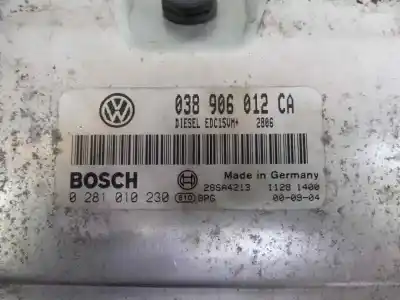 Second-hand car spare part ecu engine control for seat leon (1m1) stella oem iam references 038906012ca  0281010230