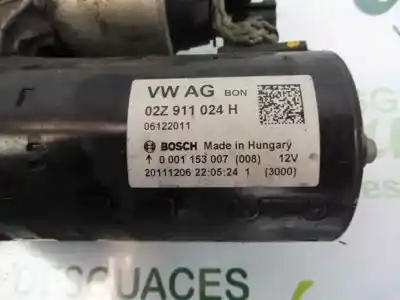 Автозапчастина б/у двигун запускається для audi a3 (8p) 1.6 tdi attraction посилання на oem iam 02z911024h  0001153007