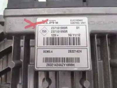 Second-hand car spare part ecu engine control for renault clio iii collection oem iam references 237101989r  237101990r