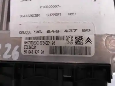 Автозапчастина б/у ЕБУ КОНТРОЛЕР ДВИГУНА для CITROEN C4 BERLINA  Посилання на OEM IAM 9664843780  EDC16C34