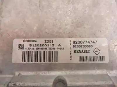 Автозапчастина б/у ебу контролер двигуна для renault twingo authentique посилання на oem iam 8200774747 s120200113 8200700695