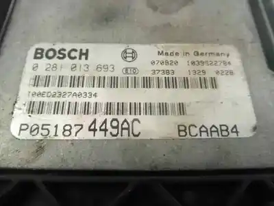 Автозапчастина б/у ебу контролер двигуна для dodge caliber se посилання на oem iam p05187449ac  0281013693