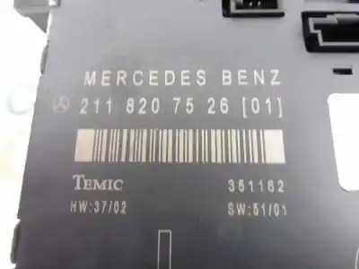 Recambio de automóvil de segunda mano de modulo confort para mercedes clase e (w211) berlina e 320 cdi (211.026) referencias oem iam 2118207526  