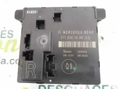 Recambio de automóvil de segunda mano de modulo confort para mercedes clase e (w211) berlina e 320 cdi (211.026) referencias oem iam 2118201626