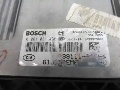 Second-hand car spare part ecu engine control for kia cee´d drive oem iam references 391112a954  0281031496