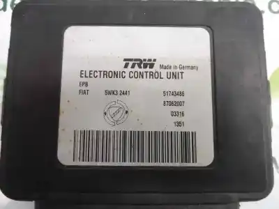 Pièce détachée automobile d'occasion module électronique pour lancia thesis (115) 2.4 jtd cat références oem iam 51743486  87062007
