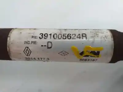 Автозапчастина б/у передня права трансмісія для renault captur dynamique посилання на oem iam 391005624r  