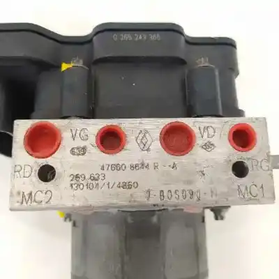 Peça sobressalente para automóvel em segunda mão abs por renault clio iv dynamique referências oem iam 476608644r 0265956035 2265106455