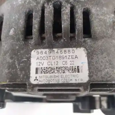 Автозапчастина б/у генератор для peugeot 307 break/sw (s2) sw pack + посилання на oem iam 9649846880 cl12 a003tg1891zea