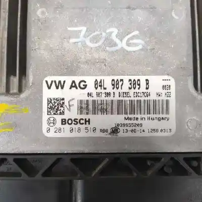 Piesă de schimb auto la mâna a doua unitate de control motor ecu pentru seat leon (5f1) style referințe oem iam 04l907309b  0281018510