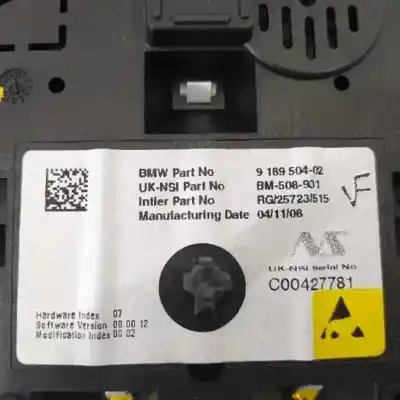 Peça sobressalente para automóvel em segunda mão quadrante por mini mini (r56) cooper s referências oem iam 9189504  