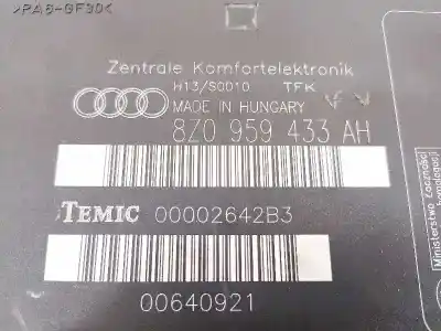 Peça sobressalente para automóvel em segunda mão módulo de confort / bsi /bcm por audi a2 (8z) 1.4 tdi (55kw) referências oem iam 8z0959433ah  