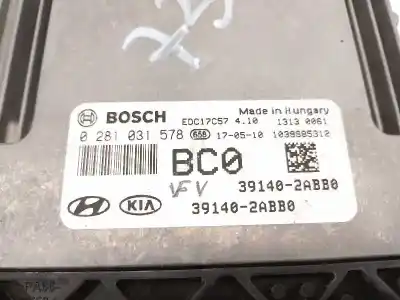 Автозапчасти б/у блок управления двигателем за hyundai i30 (pd) 1.6 crdi cat ссылки oem iam 391402abb0  0281031578