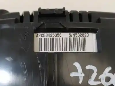 Peça sobressalente para automóvel em segunda mão quadrante por citroen c4 lim. collection referências oem iam a2c53435356  