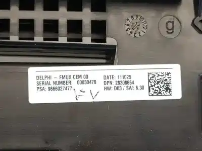 Second-hand car spare part climate control for citroen c4 lim. collection oem iam references 9666027477  