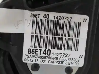 Автозапчасти б/у педальный потенциометр за peugeot expert combi standard ссылки oem iam 9674829780  