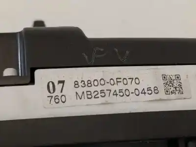 Peça sobressalente para automóvel em segunda mão quadrante por toyota verso active referências oem iam 838000f070  