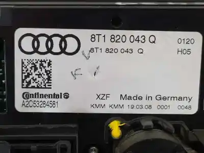Автозапчастина б/у клімат-контроль для audi a4 avant (8k5) (2008) básico quattro посилання на oem iam 8t1820043q  