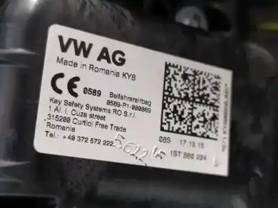 Автозапчастина б/у комплект подушки безпеки для seat toledo (kg3) style посилання на oem iam 1st880204 6c0959655k 5f0880201h