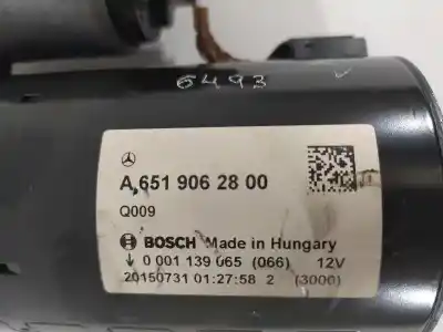 Автозапчастина б/у двигун запускається для mercedes-benz clase c (w205) familiar c 220 t cdi bluetec edition 1 (205.204) посилання на oem iam a6519062800  0001139065