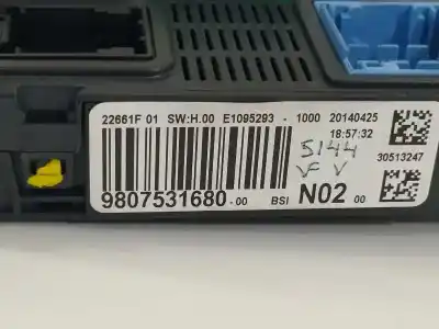 Автозапчасти б/у блок реле/предохранителей за citroen c4 cactus feel fine ссылки oem iam 9807531680  