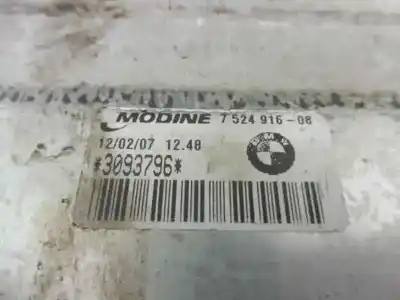 Peça sobressalente para automóvel em segunda mão intercooler por bmw serie 3 berlina (e90) 320d referências oem iam 7524916  3093796