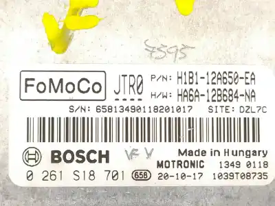 Автозапчасти б/у блок управления двигателем за ford ecosport (cr6) titanium ссылки oem iam h1b112a650ea  ha6a12b684na