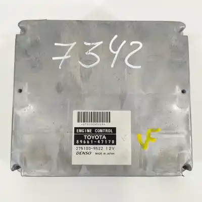 Peça sobressalente para automóvel em segunda mão centralina de motor uce por toyota prius (nhw20) basis referências oem iam 8966147170