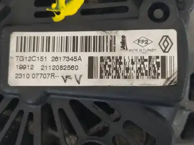 Автозапчастина б/у генератор для dacia duster ambiance 4x2 посилання на oem iam 231007707r tg12c151 2617345a