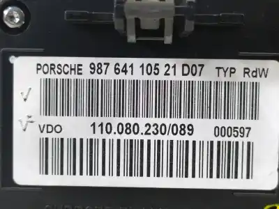 Pezzo di ricambio per auto di seconda mano pannello degli strumenti per porsche boxster 2.7 riferimenti oem iam 98764110521 a2c53018279 110080230 