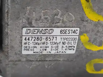 Автозапчастина б/у компресор кондиционера для toyota auris active посилання на oem iam 4472806571  6sec14c