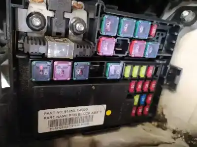 Pezzo di ricambio per auto di seconda mano scatola relè/fusibili per kia rio 1.4 cat riferimenti oem iam 919501w330  