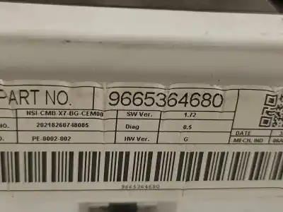 Peça sobressalente para automóvel em segunda mão quadrante por citroen c5 berlina premier (e) referências oem iam 9665364680  