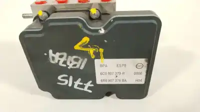 Peça sobressalente para automóvel em segunda mão abs por seat ibiza (6p1) reference referências oem iam 6c0614517r 6c0907379r 6r0907379ba