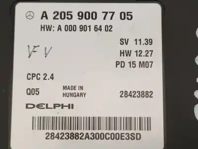 Автозапчастина б/у блок управління акпп для mercedes-benz clase c (w205) familiar c 220 t cdi bluetec edition 1 (205.204) посилання на oem iam a2059007705  28423882