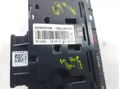 Second-hand car spare part multifunction switch for dacia duster ii prestige oem iam references 283e83332r  be1168153c