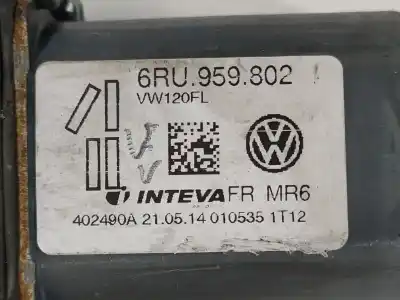 Second-hand car spare part driver left window regulator for seat mii (kf1) style oem iam references 1s3837461a  