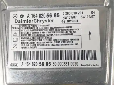 Pezzo di ricambio per auto di seconda mano kit airbag per mercedes-benz clase r (w251) r 350 cdi 4-matic (251.022) riferimenti oem iam a2518600805 a1648205685 a1648602202