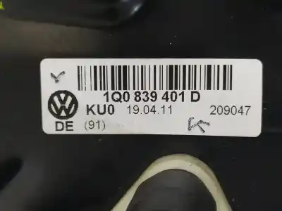 Recambio de automóvil de segunda mano de elevalunas trasero izquierdo para volkswagen eos (1f8) excellence bluemotion referencias oem iam 1q0839401d  1q0959811b