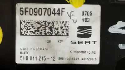 Автозапчастина б/у клімат-контроль для seat leon (5f1) reference посилання на oem iam 5f0907044f  