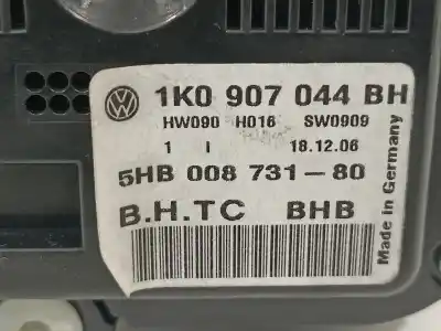 Автозапчастина б/у клімат-контроль для volkswagen jetta (1k2) 1.9 tdi посилання на oem iam 1k0907044bh  